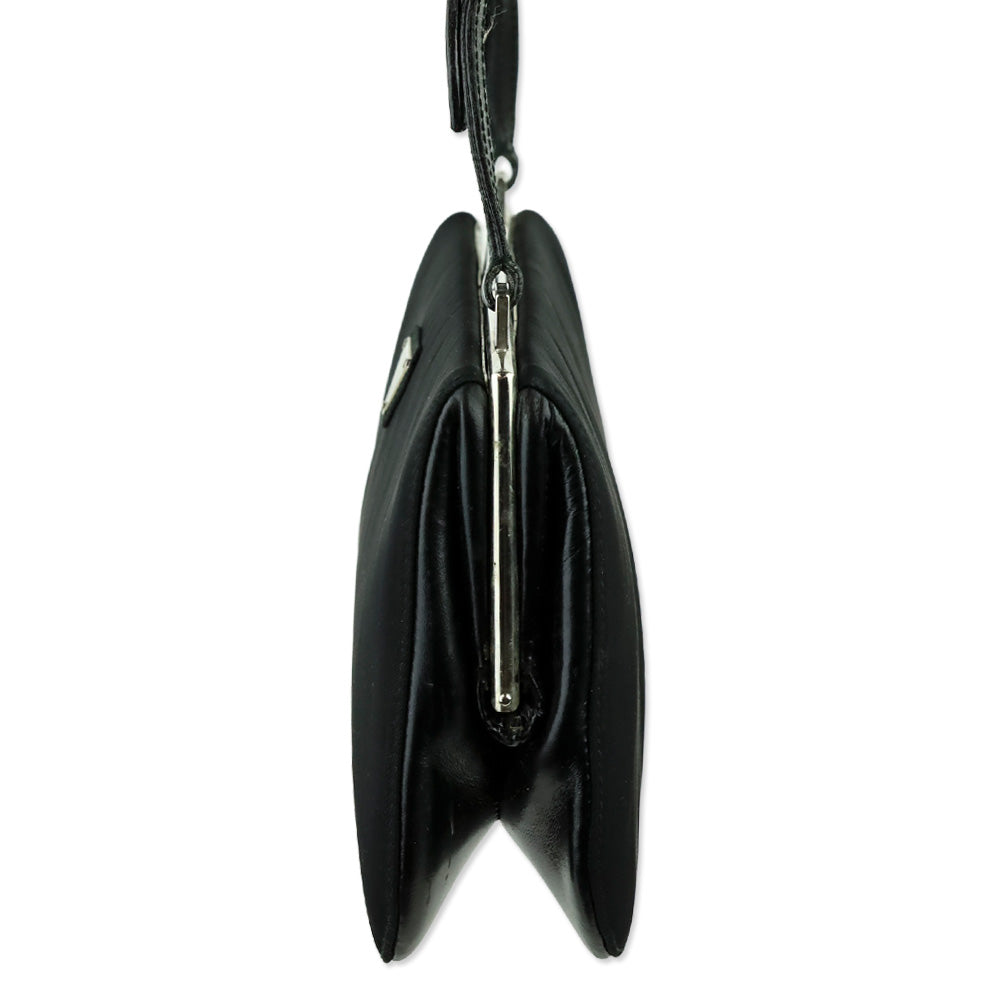 Prada Black Tessuto Cernier Evening Bag