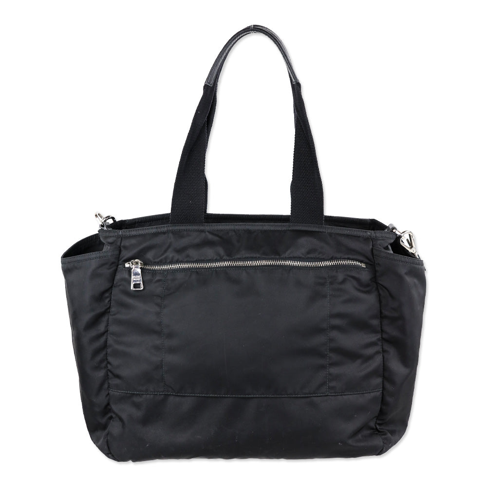 Prada Black Tessuto Nylon Baby Bag