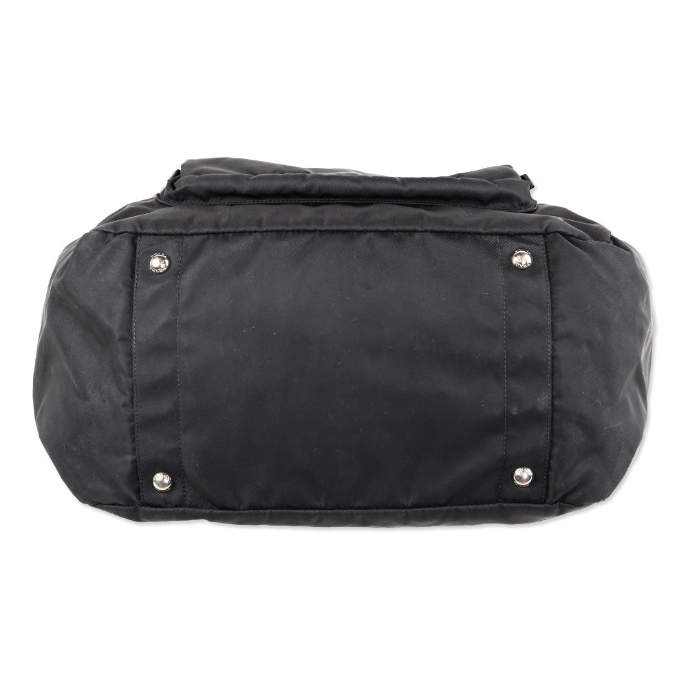 Prada Black Tessuto Nylon Baby Bag
