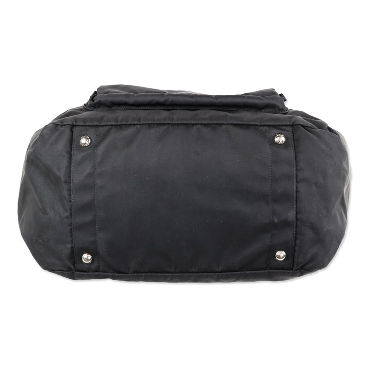 Prada Black Tessuto Nylon Baby Bag