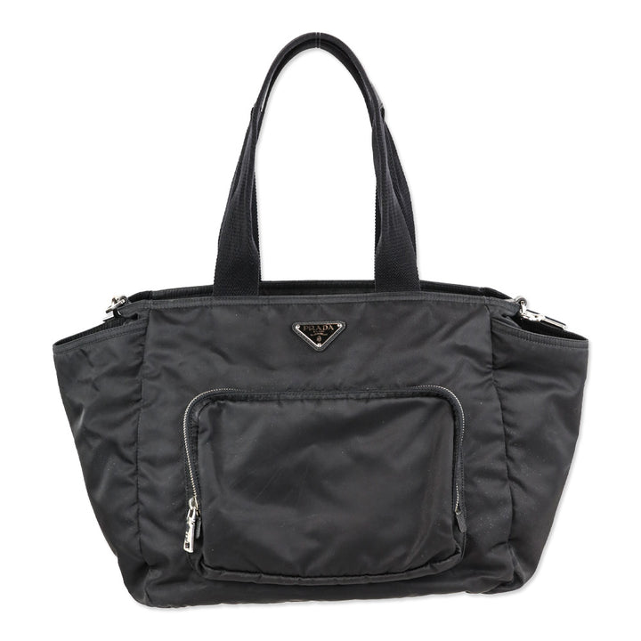 Prada Black Tessuto Nylon Baby Bag