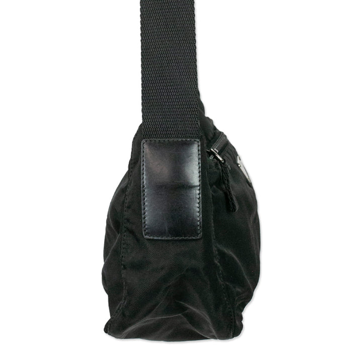 Prada Black Tessuto Nylon Shoulder Bag