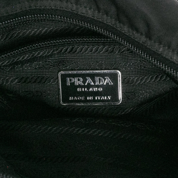 Prada Black Tessuto Nylon Shoulder Bag