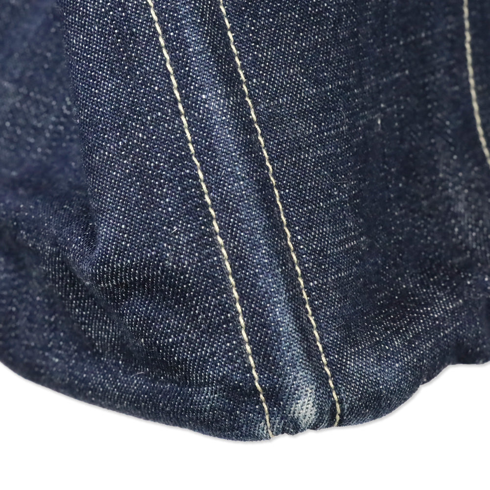 Prada Blue Denim Large Canapa Tote Bag