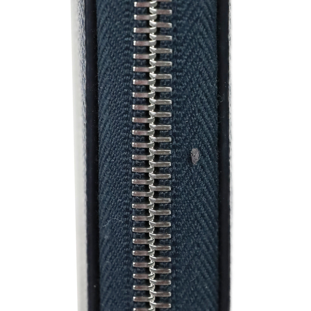 Prada Blue/Navy Micro Grain Calf Leather Long Continental Wallet