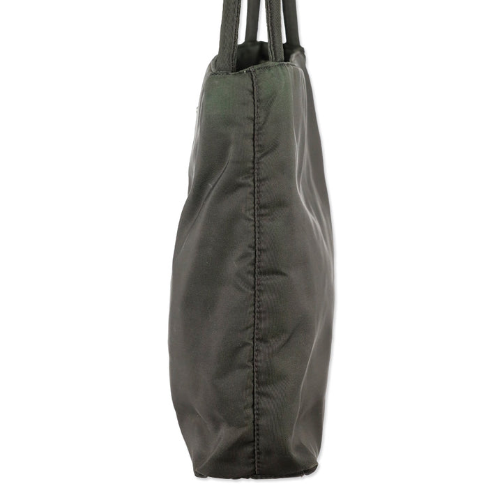 Prada Brown Nylon Medium Tote Bag