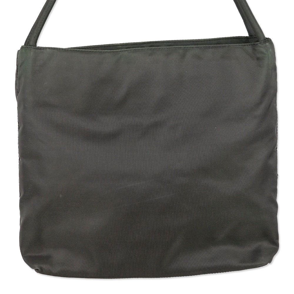 Prada Brown Nylon Medium Tote Bag