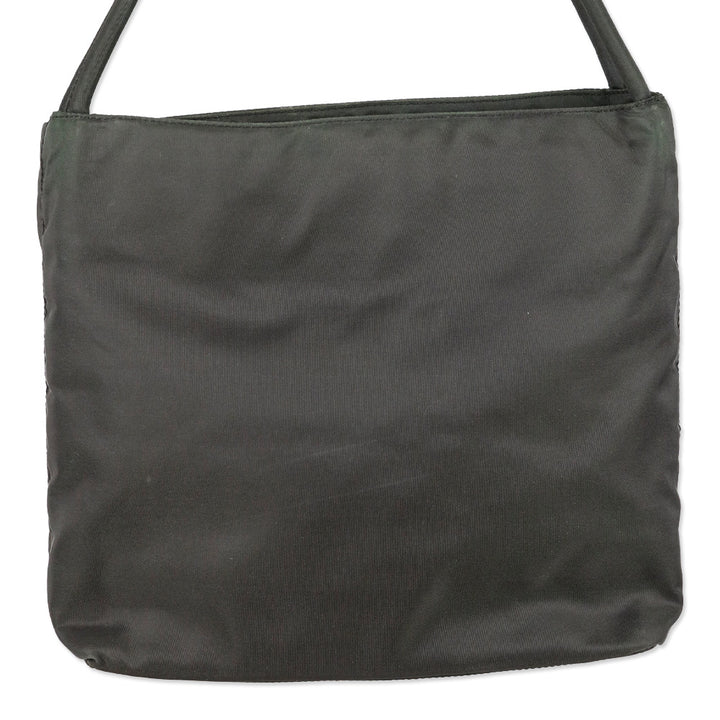 Prada Brown Nylon Medium Tote Bag