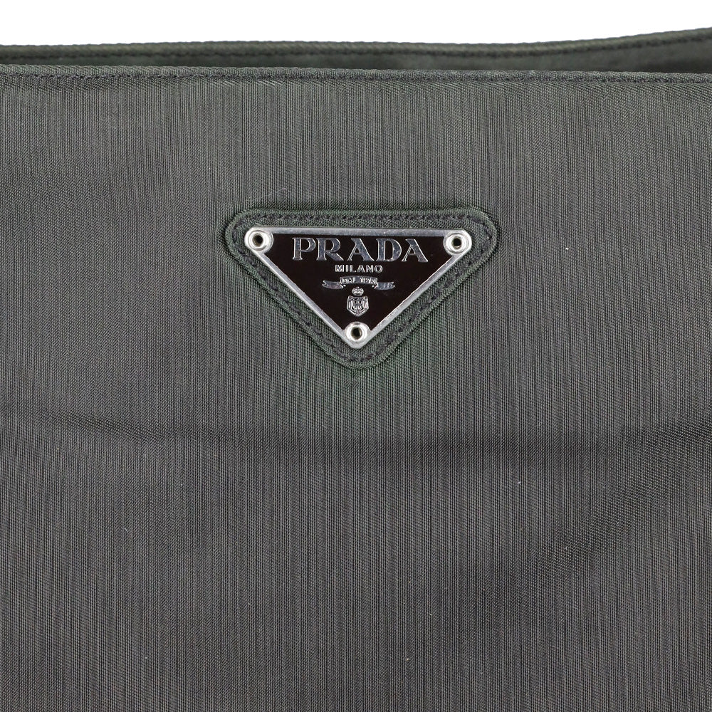 Prada Brown Nylon Medium Tote Bag