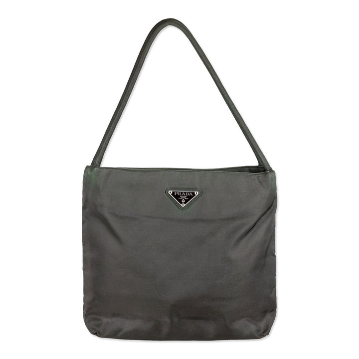 Prada Brown Nylon Medium Tote Bag