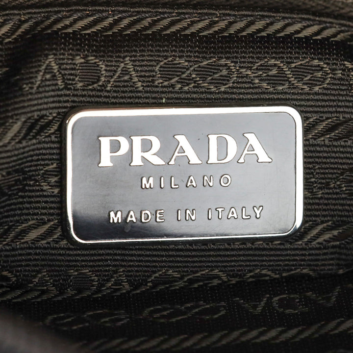 Prada Brown Nylon Medium Tote Bag