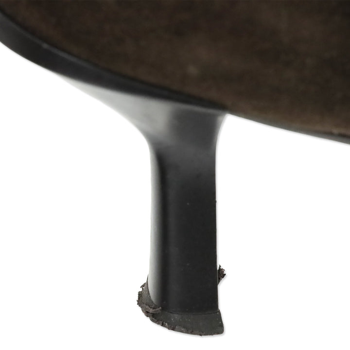 Prada Brown Suede Ankle Booties