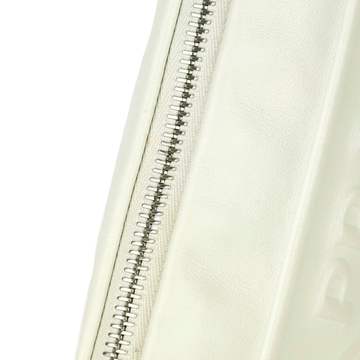 Prada Grace Lux Triangle Leather Pouch Wristlet