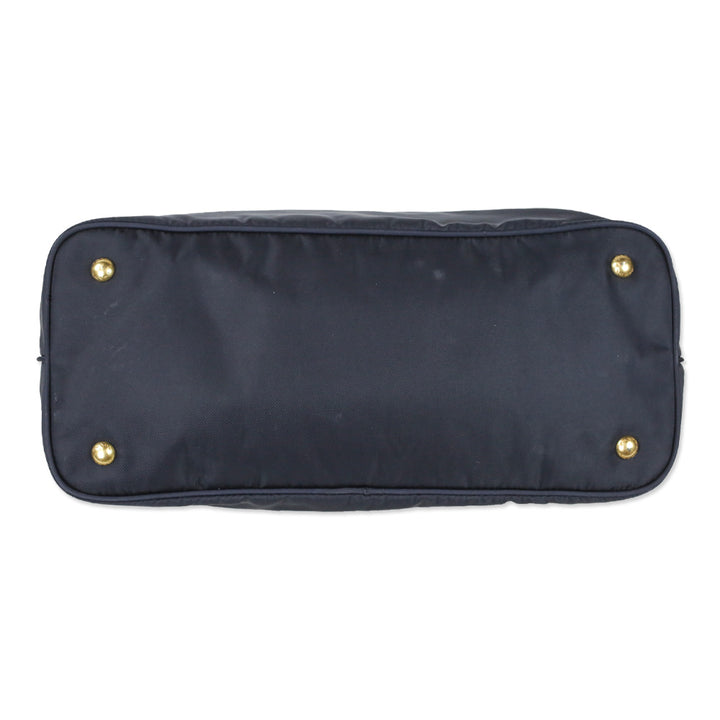 Prada Navy Tessuto Nylon Tote Bag