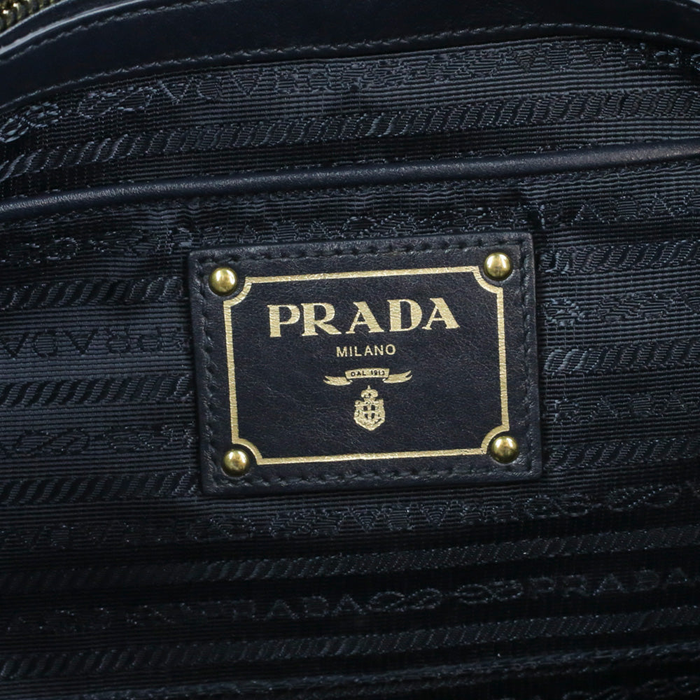 Prada Navy Tessuto Nylon Tote Bag
