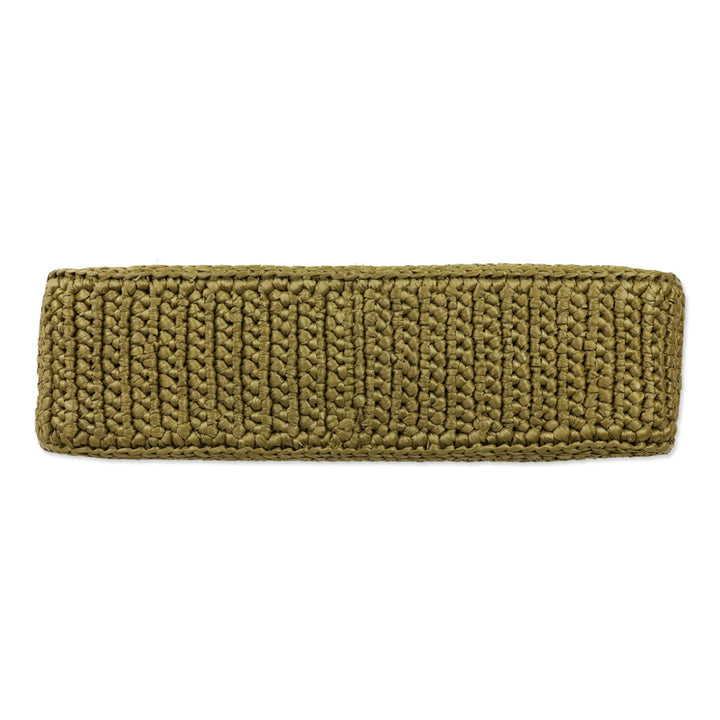 Prada Re-Edition 2005 Olive Green Crochet Bag