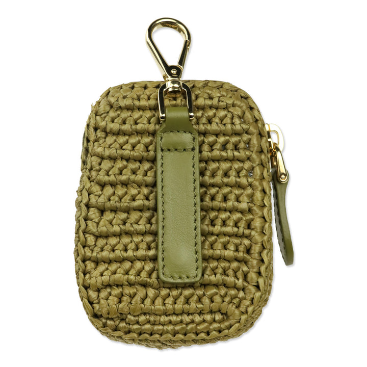 Prada Re-Edition 2005 Olive Green Crochet Bag