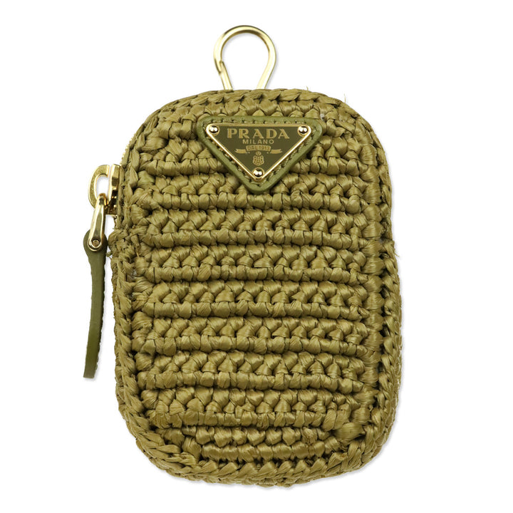 Prada Re-Edition 2005 Olive Green Crochet Bag