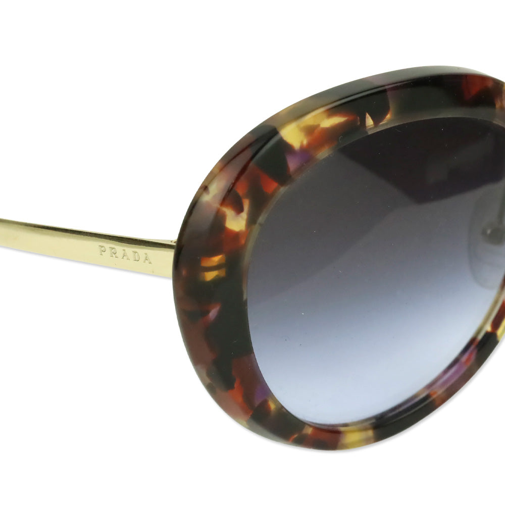 Prada SPR16Q Havana Round Oversized Sunglasses