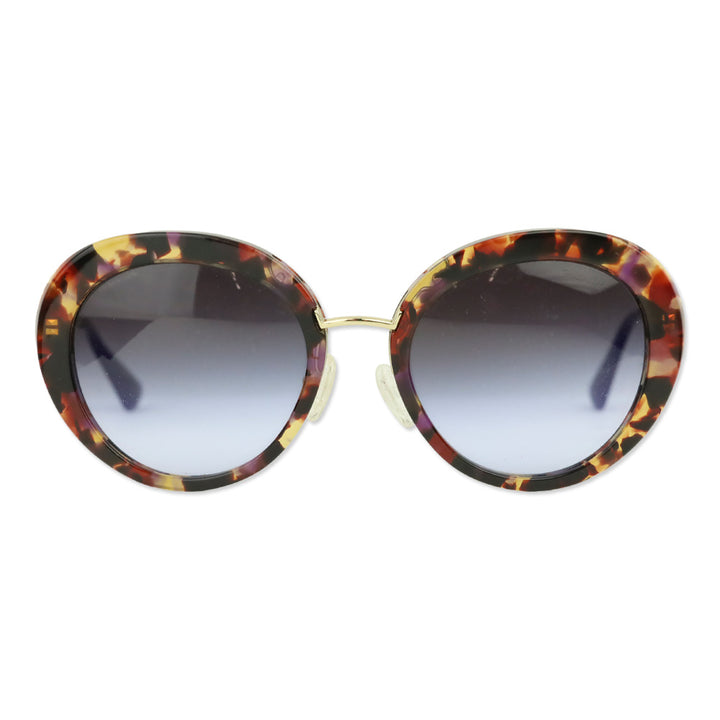 Prada SPR16Q Havana Round Oversized Sunglasses