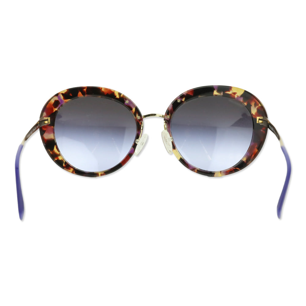 Prada SPR16Q Havana Round Oversized Sunglasses
