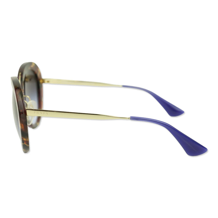 Prada SPR16Q Havana Round Oversized Sunglasses
