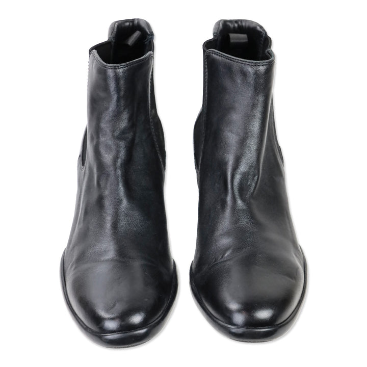 Prada Sport Black Leather Chelsea Boot