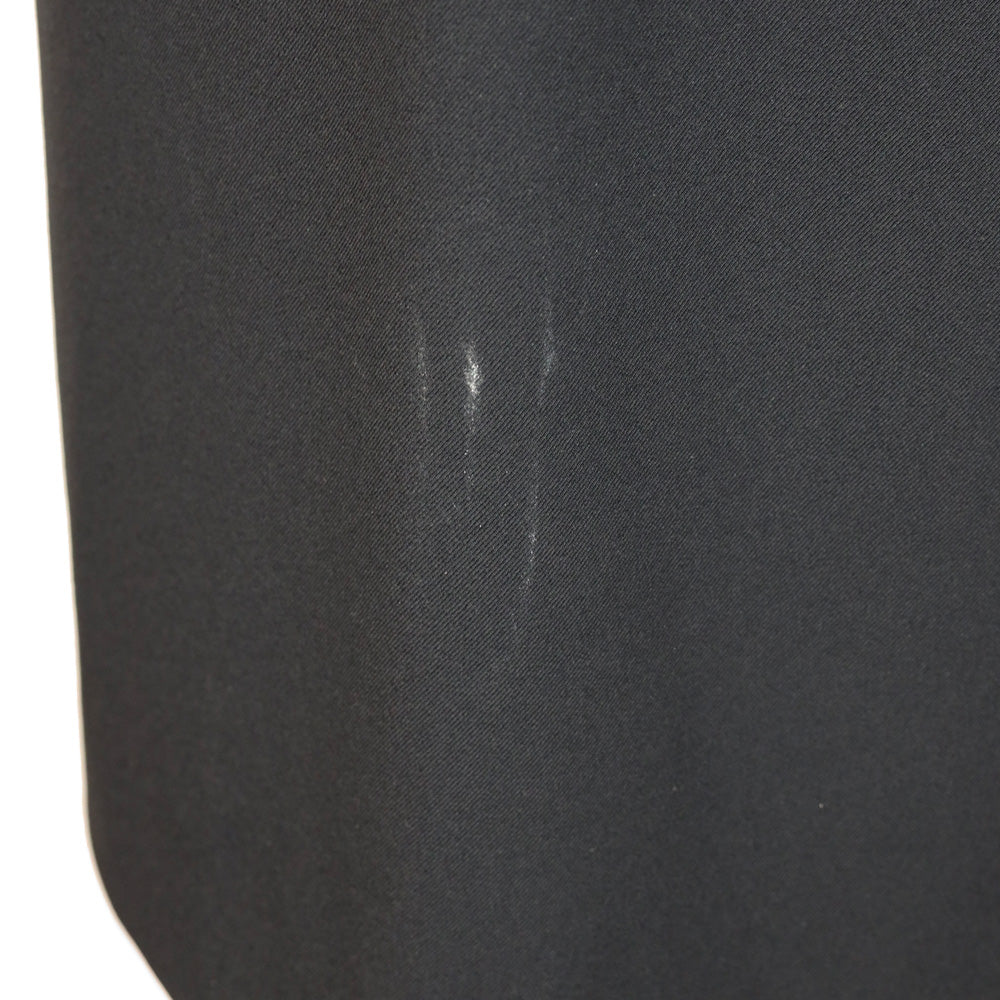 Prada Sport Black Nylon-Blend Belted A-Line Midi Skirt