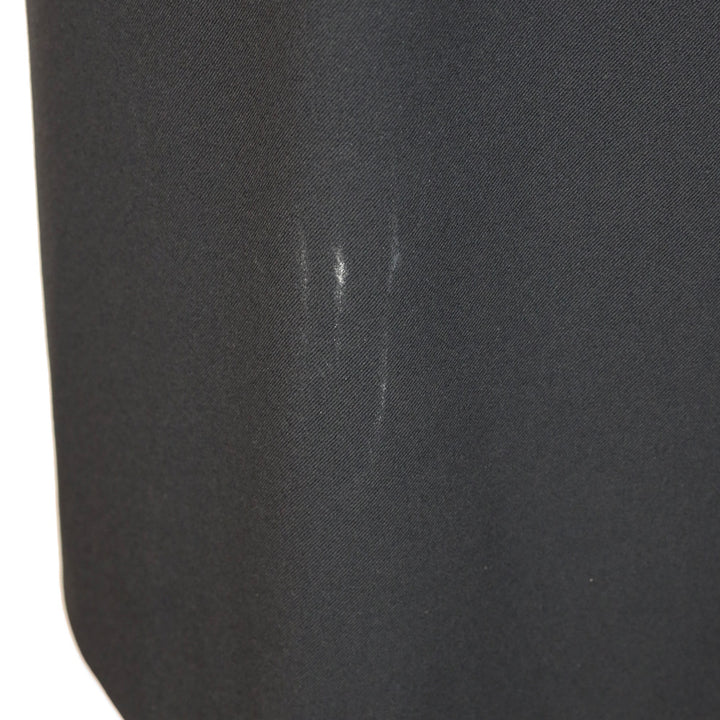 Prada Sport Black Nylon-Blend Belted A-Line Midi Skirt