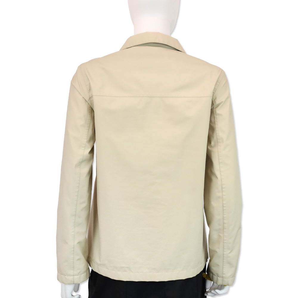 Prada Sport GORE-TEX 280378 Beige Yellow Nylon Blouson Zip-Up Blouson Jacket