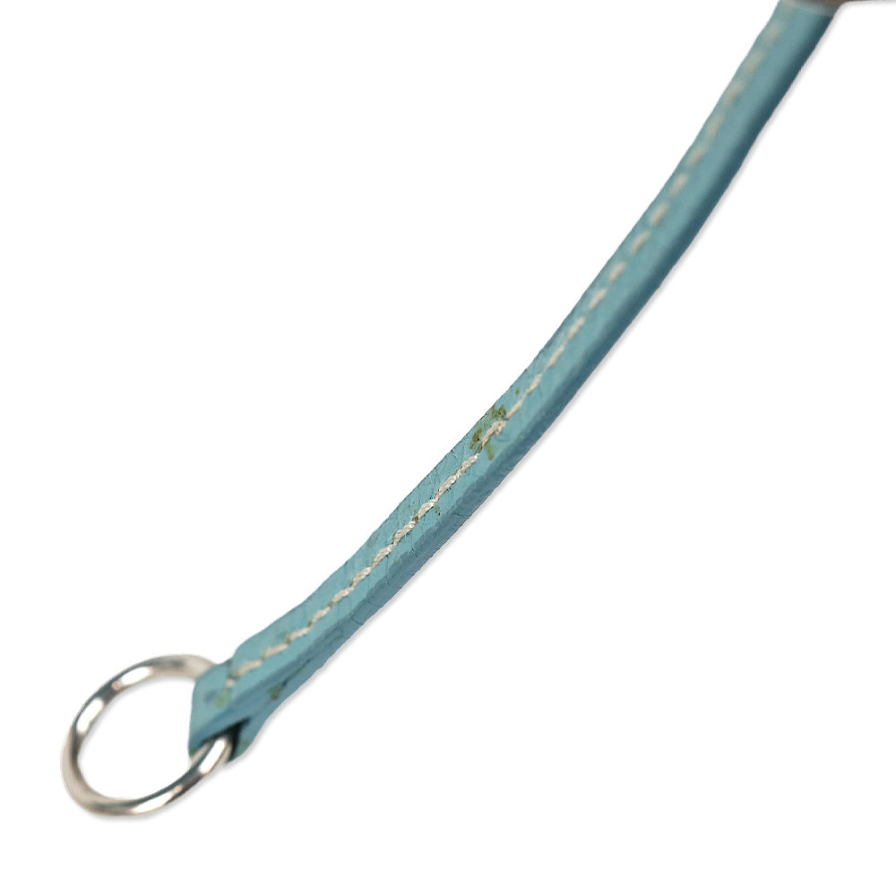 Prada Teal Blue Vitello Daino Leather Drawstring Shoulder Bag