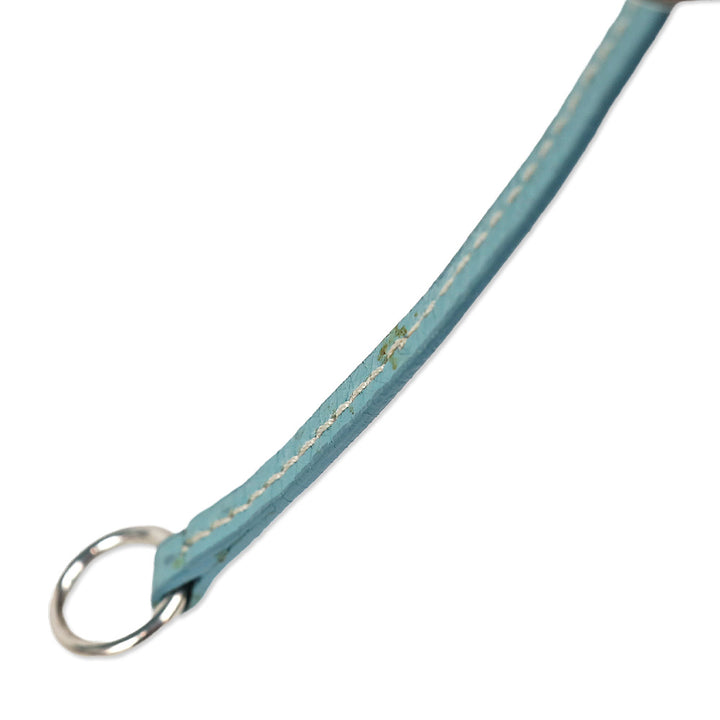 Prada Teal Blue Vitello Daino Leather Drawstring Shoulder Bag