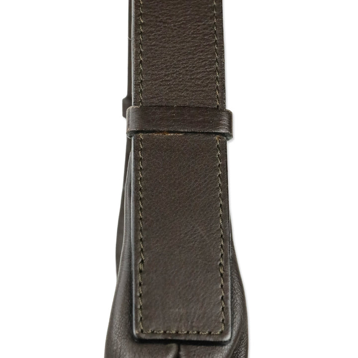 Burberry Brown Leather Toggle Shoulder Bag