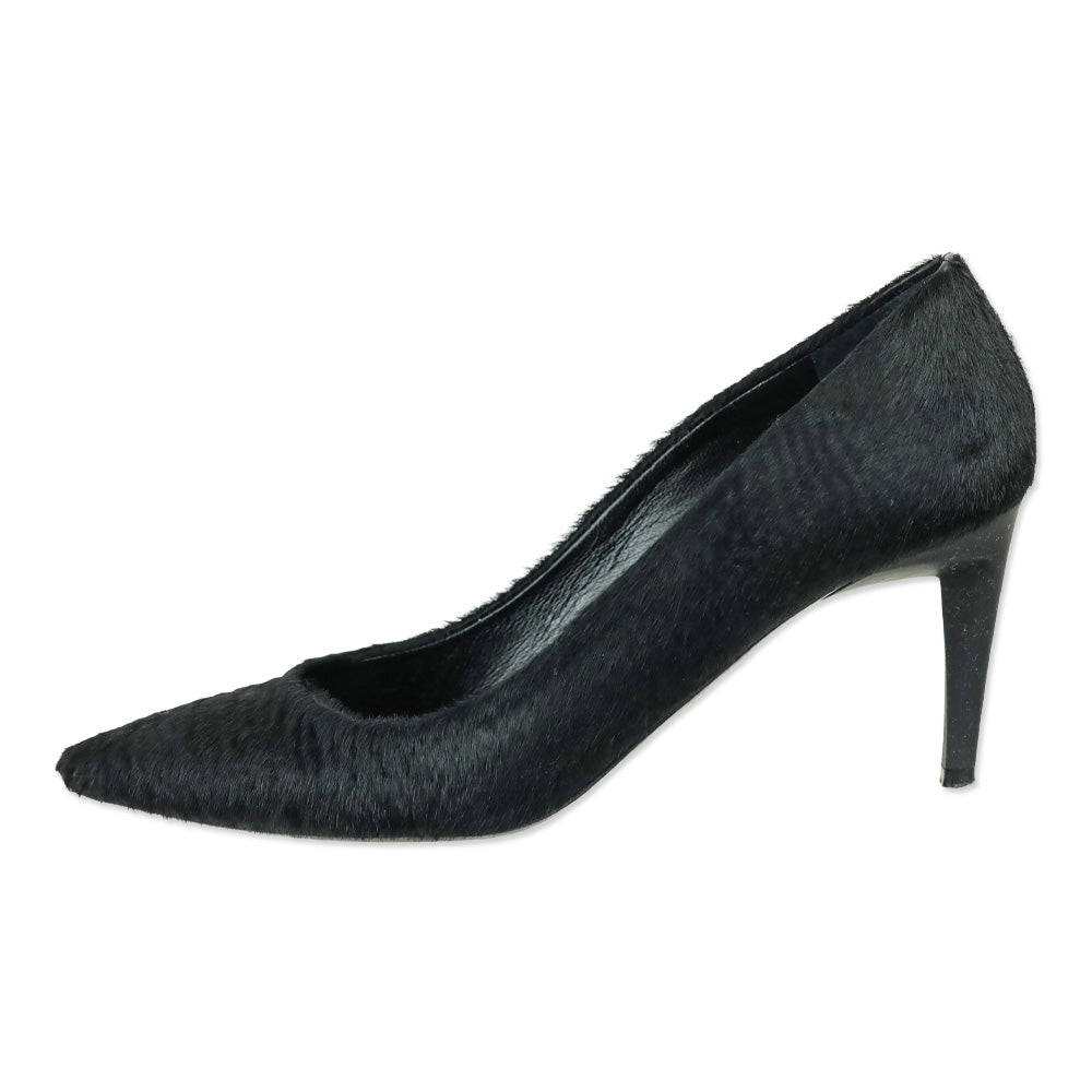Proenza Schouler Black Pony Hair 70mm Pump