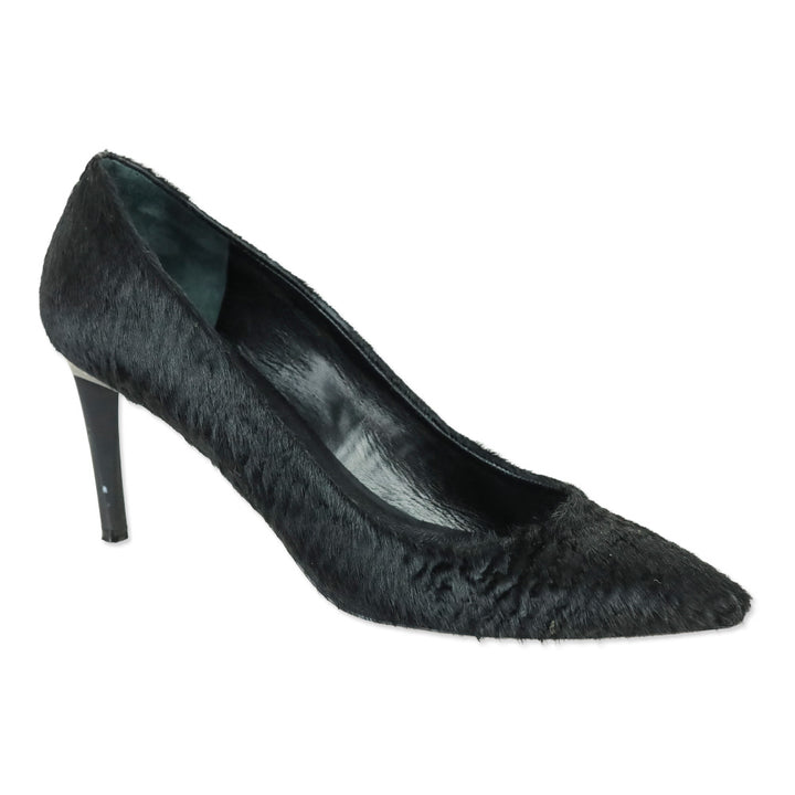 Proenza Schouler Black Pony Hair 70mm Pump