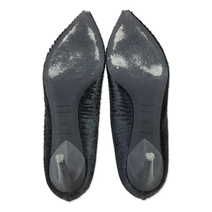 Proenza Schouler Black Pony Hair 70mm Pump