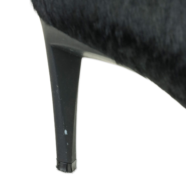 Proenza Schouler Black Pony Hair 70mm Pump