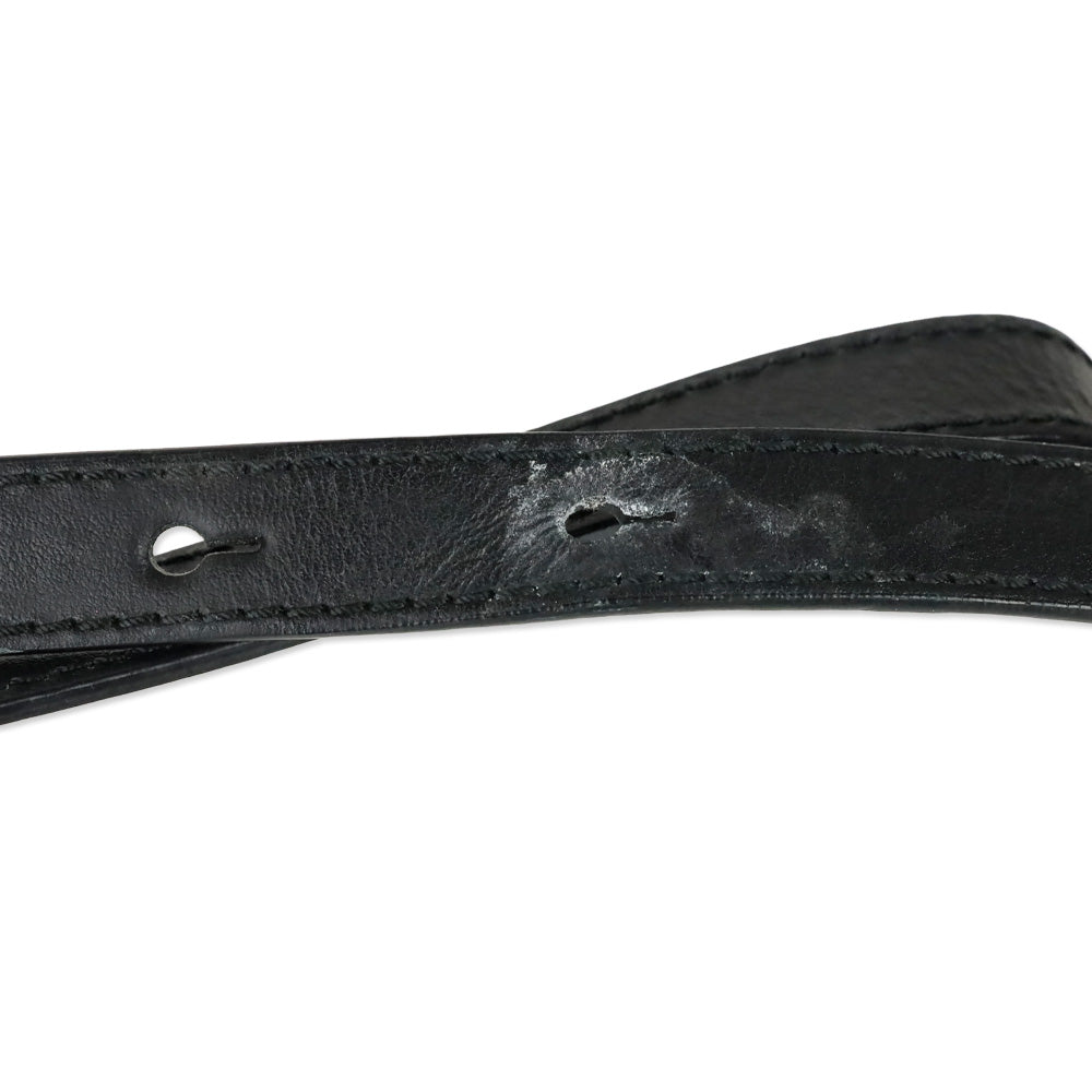 Proenza Schouler Buckle Trapeze Black Grained Leather Bag