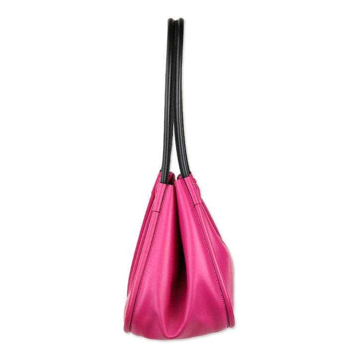 Proenza Schouler Large Ruched Pink Leather Tote