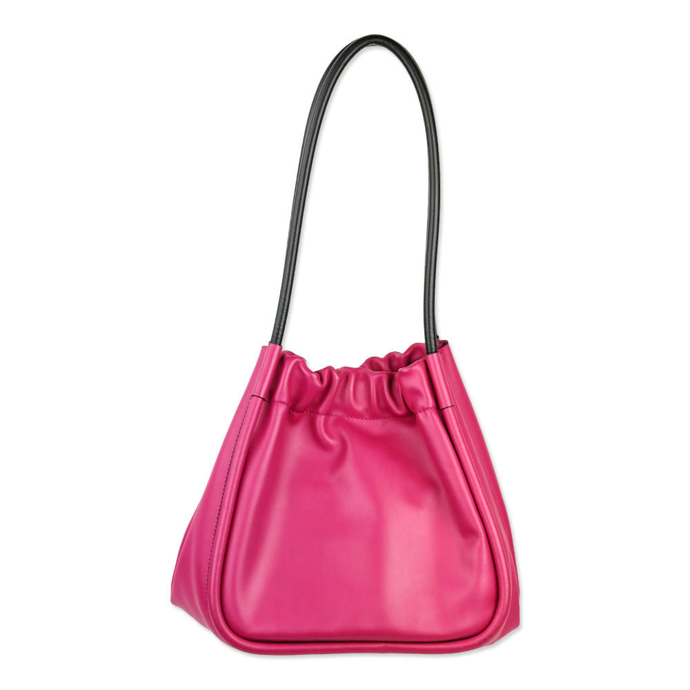 Proenza Schouler Large Ruched Pink Leather Tote
