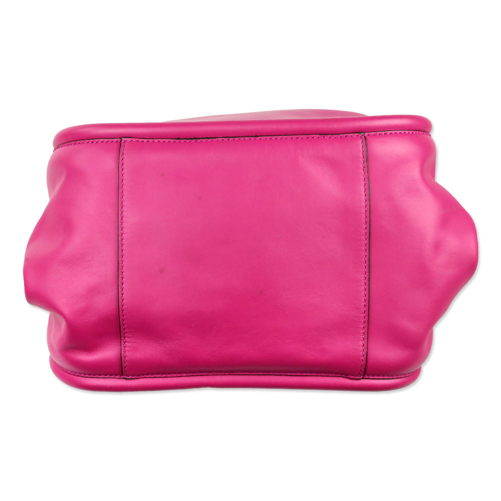 Proenza Schouler Large Ruched Pink Leather Tote