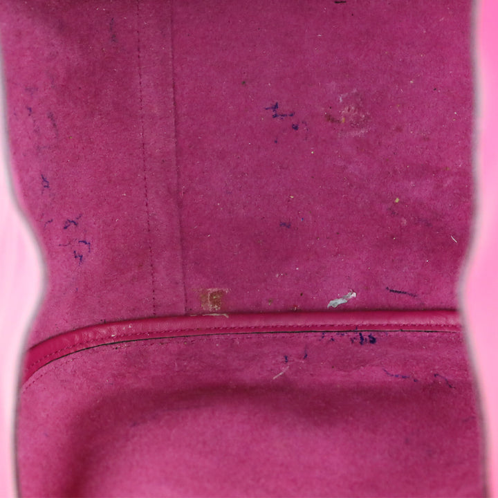 Proenza Schouler Large Ruched Pink Leather Tote