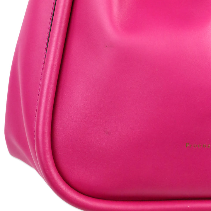Proenza Schouler Large Ruched Pink Leather Tote