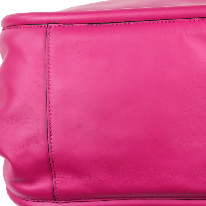 Proenza Schouler Large Ruched Pink Leather Tote