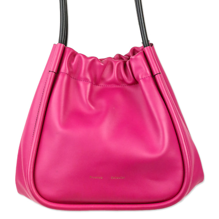 Proenza Schouler Large Ruched Pink Leather Tote