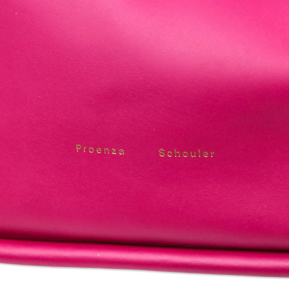 Proenza Schouler Large Ruched Pink Leather Tote