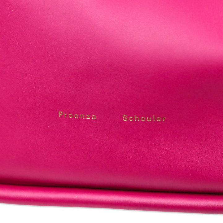 Proenza Schouler Large Ruched Pink Leather Tote