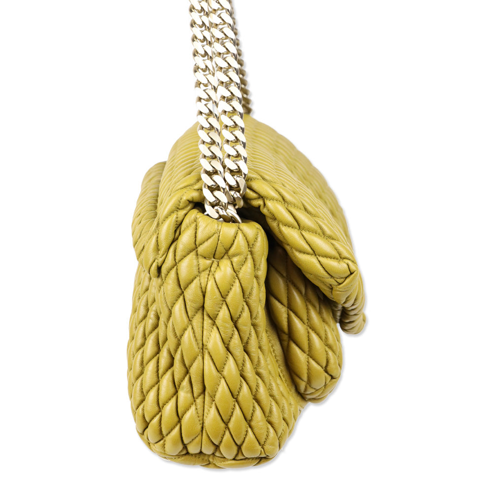 Proenza Schouler Olive Oil Quilted PS Harris Bag