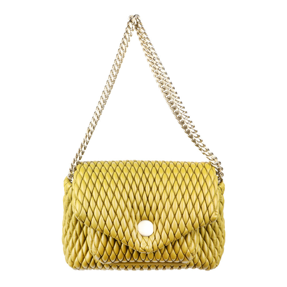 Proenza Schouler Olive Oil Quilted PS Harris Bag