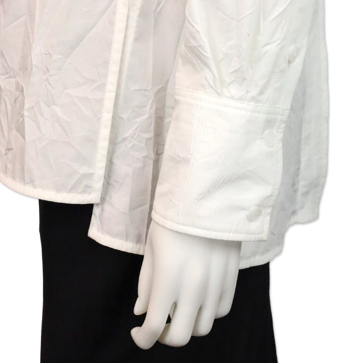 Proenza Schouler White Cotton Blend Button Up Shirt